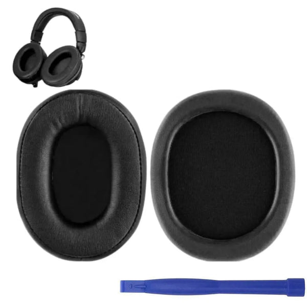 Headphone Cushion For Audio Technica M30 / M35 / M40x / M50 / M50x / M50s Audio Technica M-Series Headphone | Replacement Cushion Earpads Protein Leather & Memory Foam Ear Cushion Cover