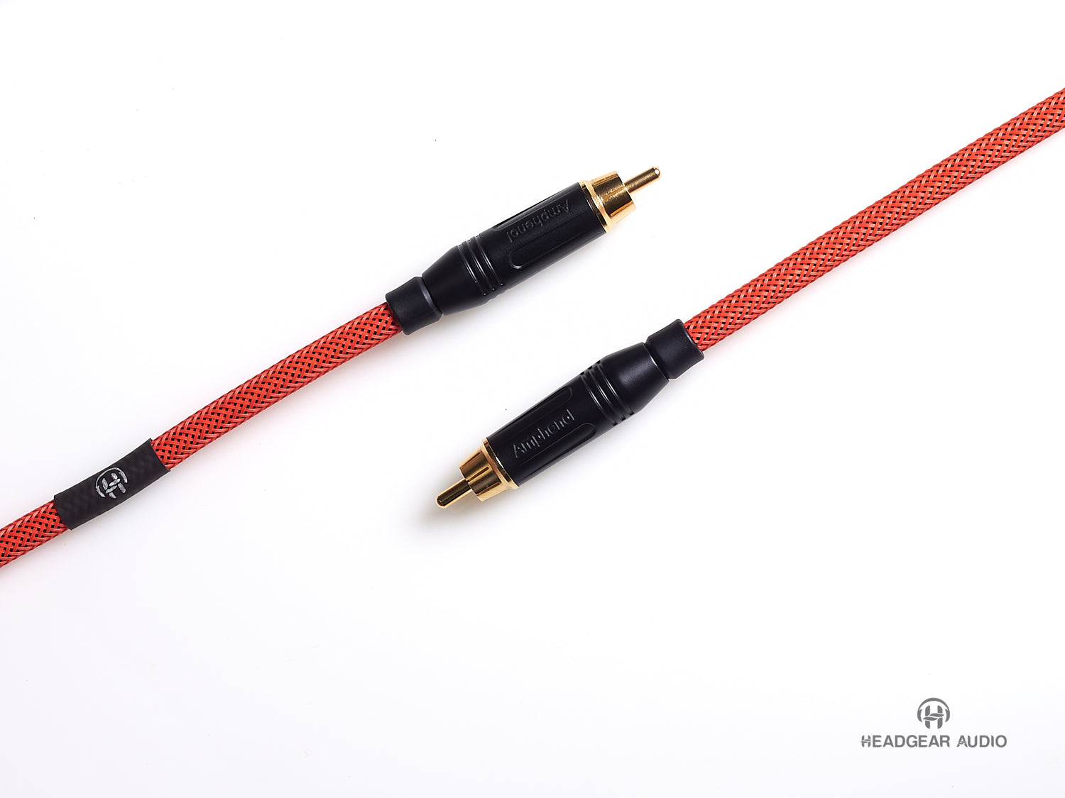 Ultra-high-density shielded RCA interconnect — Headgear Audio speaker system cable