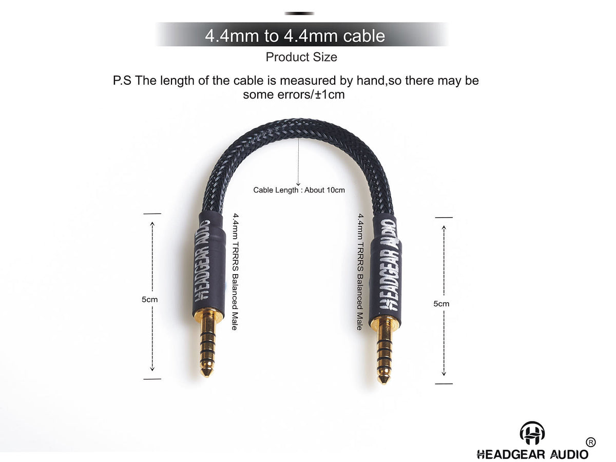 eadgear Audio 4.4mm to 4.4mm Pentaconn balanced interconnect iFi Zen DAC Zen CAN
· Capture00047.jpg — 4.4mm Pentaconn male plug gold-plated — Headgear Audio balanced interconnect Mumbai