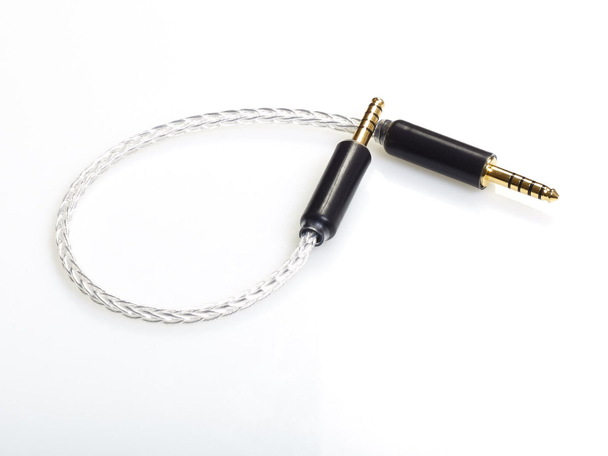 Athena Silver II SPC 4.4mm to 4.4mm balanced interconnect — Headgear Audio
