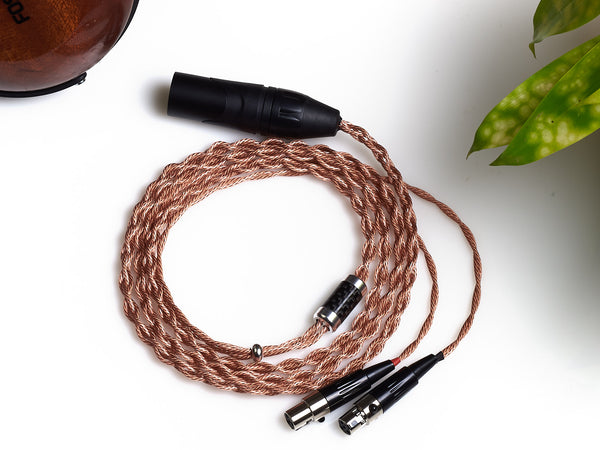Litsa Copper Cable for Meze ELITE & EMPYREAN Headphone Cable