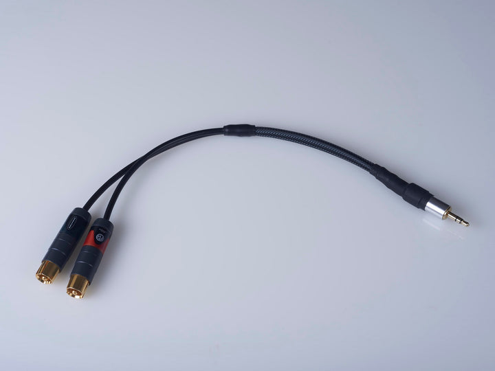 RCA to 3.5 mm TRS interconnect cable